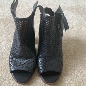 Sam Edelman Perforated Open Toe Bootie
